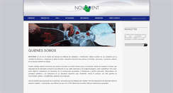 Desktop Screenshot of novovent.com