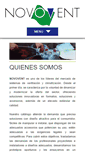 Mobile Screenshot of novovent.com